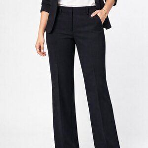 LOFT Curvy Dress Trouser Black Petite 6P NWT Work Career Pants
